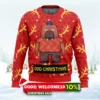 hiroshi odokawa odd taxi ugly christmas sweater 1