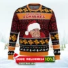 ho ho holy schnikes tommy boy ugly christmas sweater 1