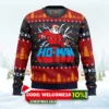 ho man santa claus ugly christmas sweater 1