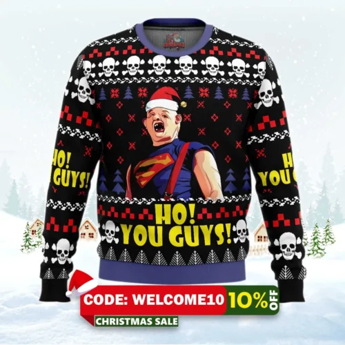 ho! you guys! the groonies ugly christmas sweater 1