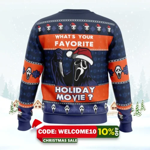 Holiday Scream Ugly Christmas Sweater 1 holiday scream ugly christmas sweater 2