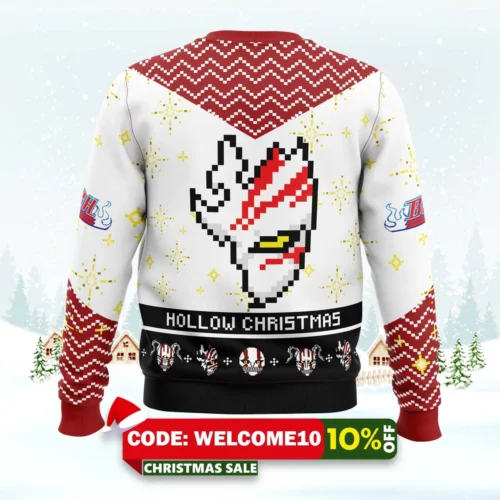 Hollow Ichigo Bleach Ugly Christmas Sweater 1 hollow ichigo bleach ugly christmas sweater 2