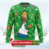 homer bush meme the simpsons ugly christmas sweater 1