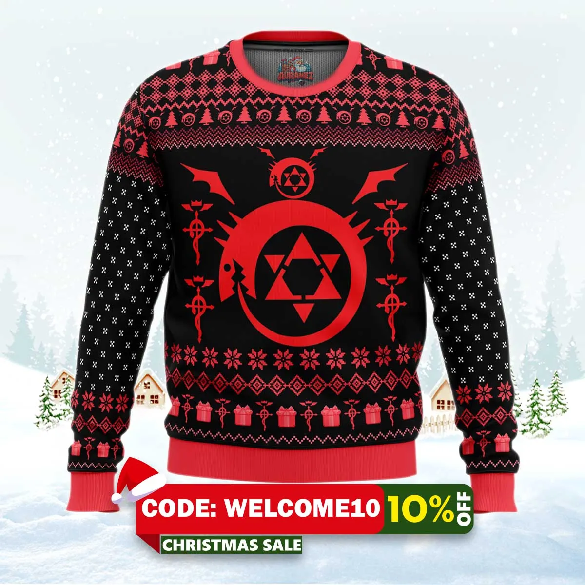 homonculi fullmetal alchemist ugly christmas sweater 1 homonculi fullmetal alchemist ugly christmas sweater 1