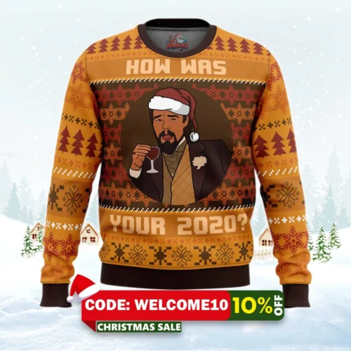how was your 2020 django unchained ugly christmas sweater 1