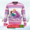 howl and sophie howl's moving castle ugly christmas sweater 1