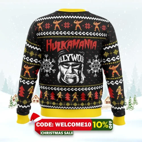 hulk hogan ugly christmas sweater 2