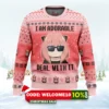 i am adorable spy x family ugly christmas sweater 1