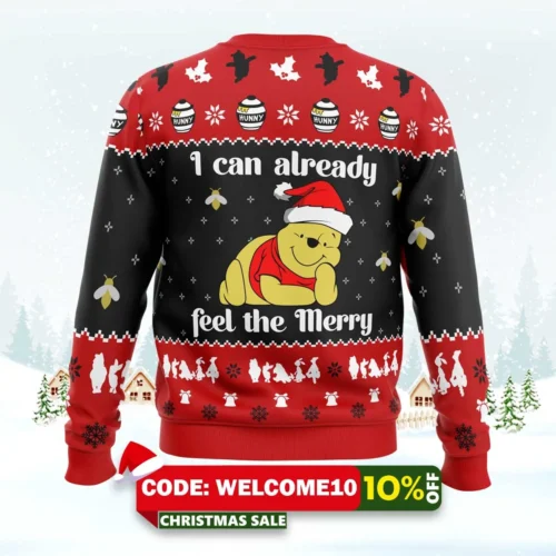i can already feel the merry pooh ugly christmas sweater 2