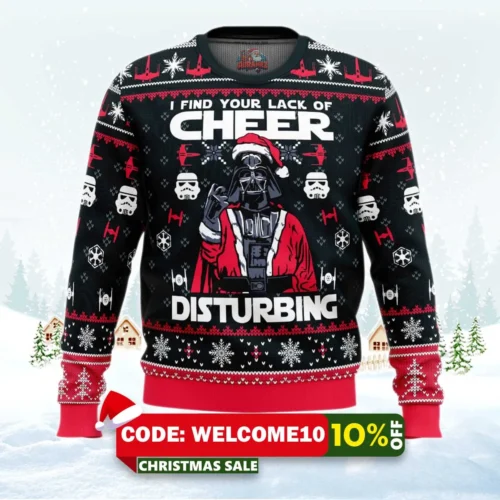 i find your lack of cheer star wars ugly christmas sweater 1