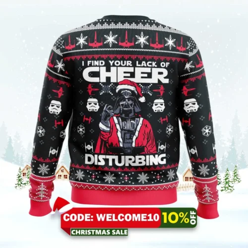 i find your lack of cheer star wars ugly christmas sweater 2