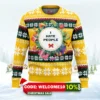i hate people parody ugly christmas sweater 1