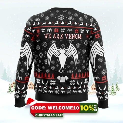 I Have A Parasite We Are Venom Venom Ugly Christmas Sweater 1 i have a parasite we are venom venom ugly christmas sweater 2