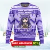 i sense dreadful spirit power date a live ugly christmas sweater 1
