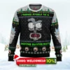 i turned myself into a christmas sweater rick and morty ugly christmas sweater 1
