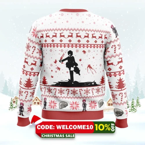I Was Born To Kill Christmas Elfen Lied Ugly Christmas Sweater 1 i was born to kill christmas elfen lied ugly christmas sweater 2