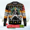 ichigo true bankai bleach ugly christmas sweater 1