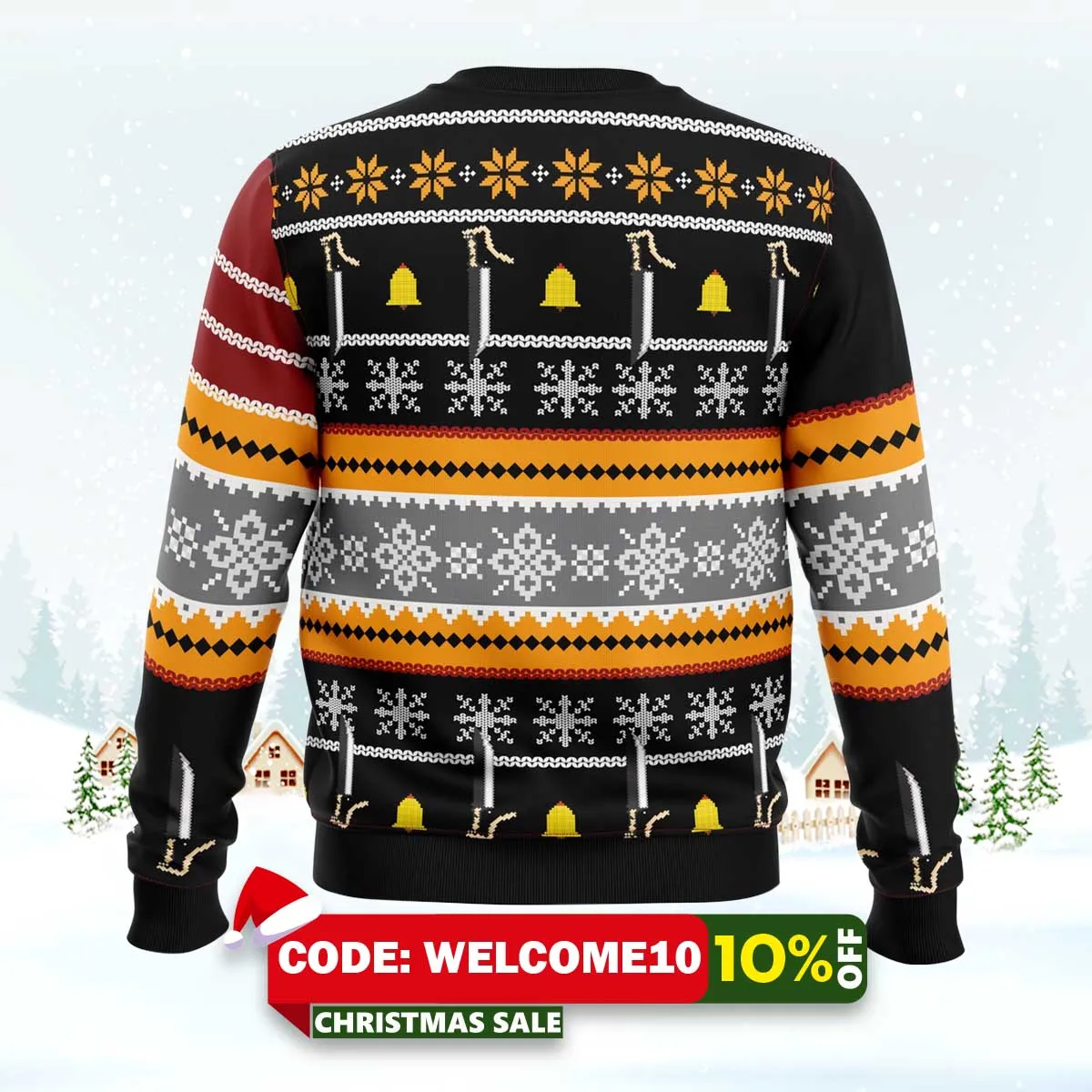 ichigo true bankai bleach ugly christmas sweater 2 ichigo true bankai bleach ugly christmas sweater 2