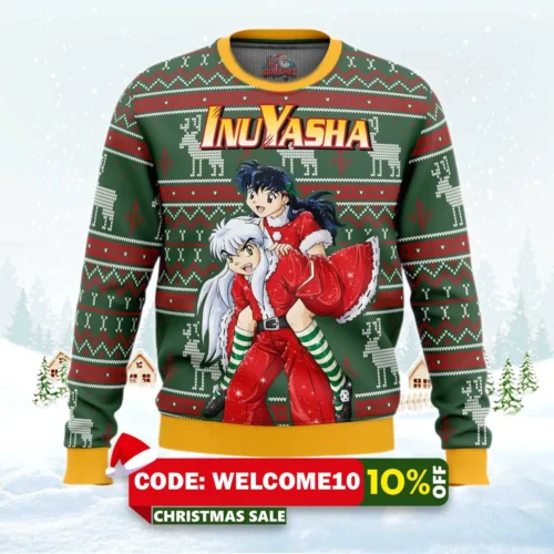 inuyasha alt ugly christmas sweater 1