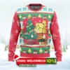 isabelle animal crossing ugly christmas sweater 1