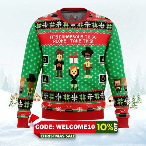 it crowd ugly christmas sweater 1