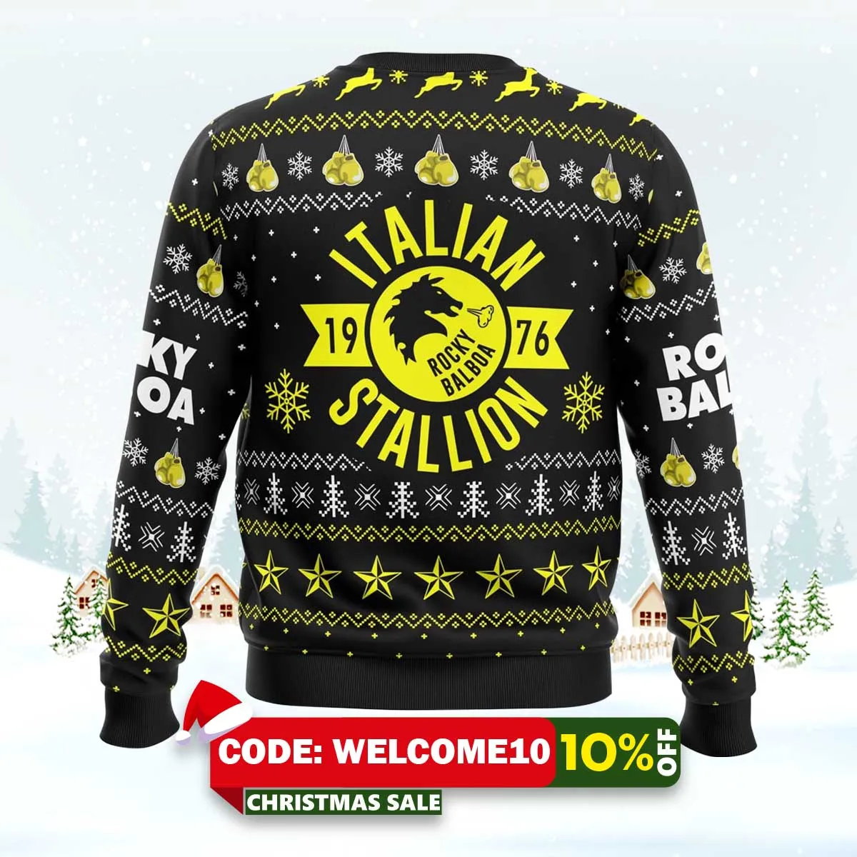italian stallion balboa rocky ugly christmas sweater 2 italian stallion balboa rocky ugly christmas sweater 2