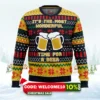 it's the most wonderful time for a beer parody ugly christmas sweater 1