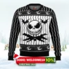 jack skellington the nightmare before christmas ugly christmas sweater 1