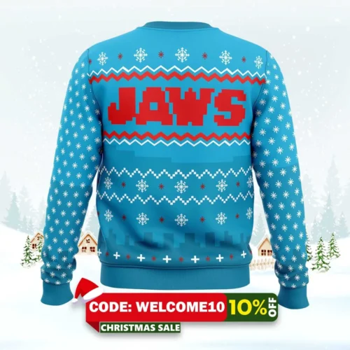jaws ugly christmas sweater 2