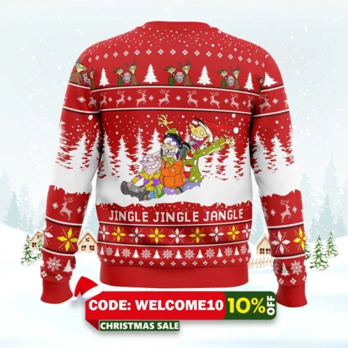 jingle jingle jangle ugly christmas sweater 2