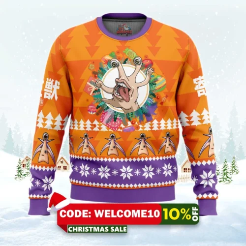 jolly parasitic beasts ugly christmas sweater 1