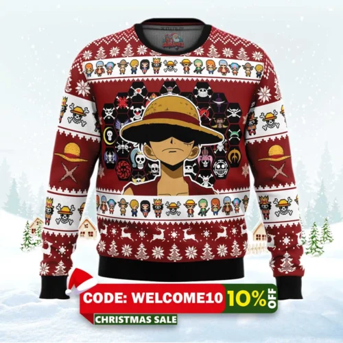 jolly rogers one piece ugly christmas sweater 1