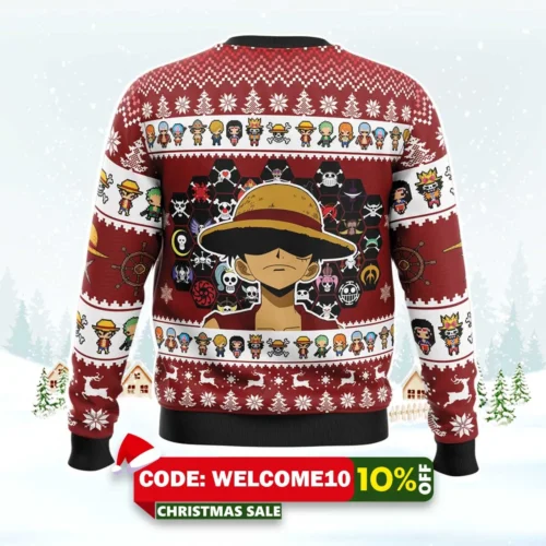 jolly rogers one piece ugly christmas sweater 2