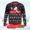 jolly santa claus ugly christmas sweater 1