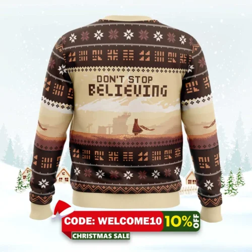 journey inspired ugly christmas sweater 2