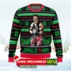jungle all the way arnold schwarzenegger ugly christmas sweater 1