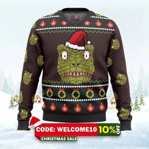 kaiman dorohedoro ugly christmas sweater 1