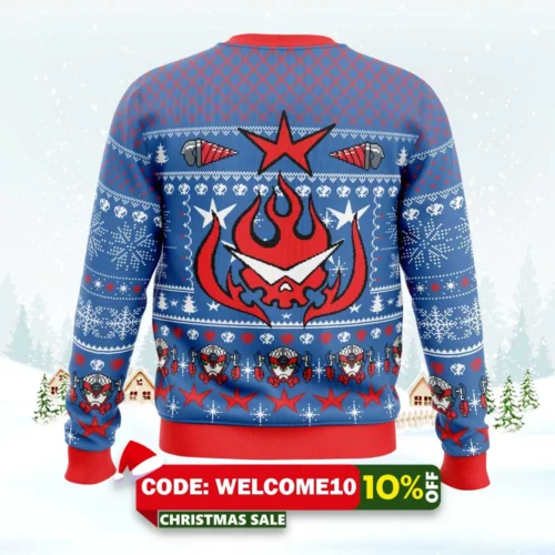 kamina tengen toppa gurren lagann ugly christmas sweater 2