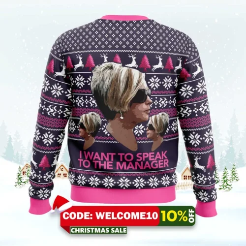karen meme ugly christmas sweater 2