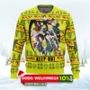 keep out durarara!! ugly christmas sweater 1