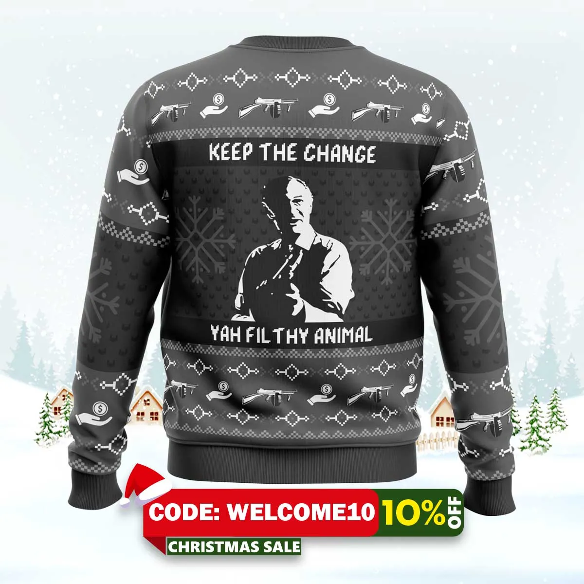keep the change yah filthy animal home alone ugly christmas sweater 2 keep the change yah filthy animal home alone ugly christmas sweater 2