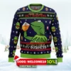 kermit the frog ugly christmas sweater 1