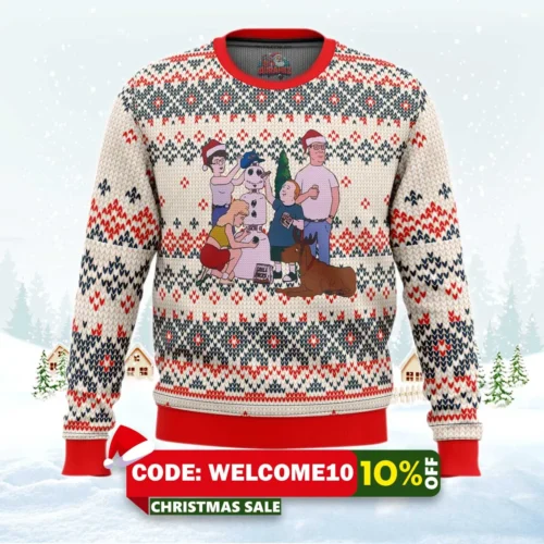 king of the hill christmas sweater 1