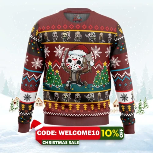 kirby pink hungry ugly christmas sweater 1