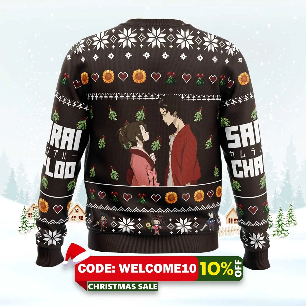 kiss me under the mistletoe samurai champloo sweater 2 kiss me under the mistletoe samurai champloo sweater 2