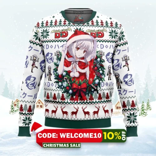 koneko tojo christmas high schoo dxd sweater 1