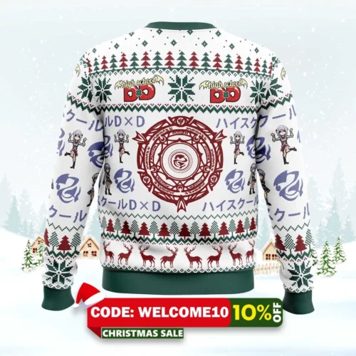 koneko tojo christmas high schoo dxd sweater 2