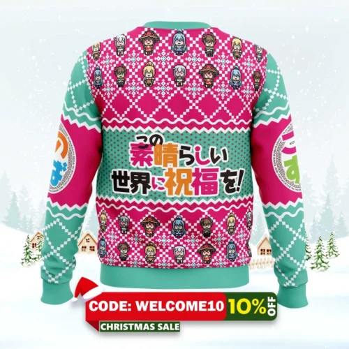 konosuba ugly christmas sweater 2