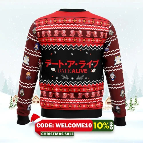 kurumi tokisaki ugly christmas sweater 2