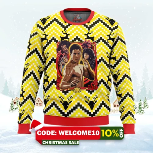 last dragon ugly christmas sweater 1